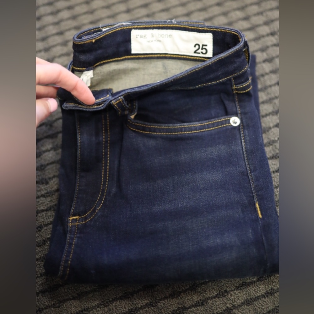 Rag & Bone Women’s Skinny Blue Jeans